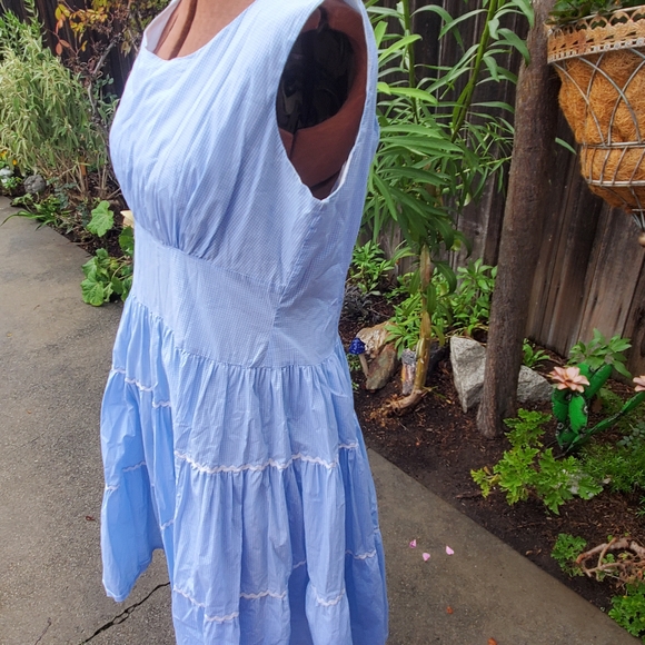 Kitten D'Amour Sky Blue Sleeveless Midi Dress - Picture 3 of 7
